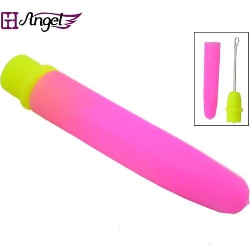 10pcs Dreadlock 15cm Latch Hook Crochet Needles for Hair Extensions Tools Jumbo Braiding Needles Handy Foldable 2 Parts Pull Out