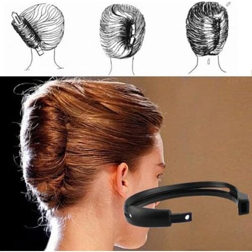 2pcs/set Simple DIY Hair Styling Tool Donut Bun Clip Formal French Twist Maker Holder Hair Sticks For Women Hair Accessories