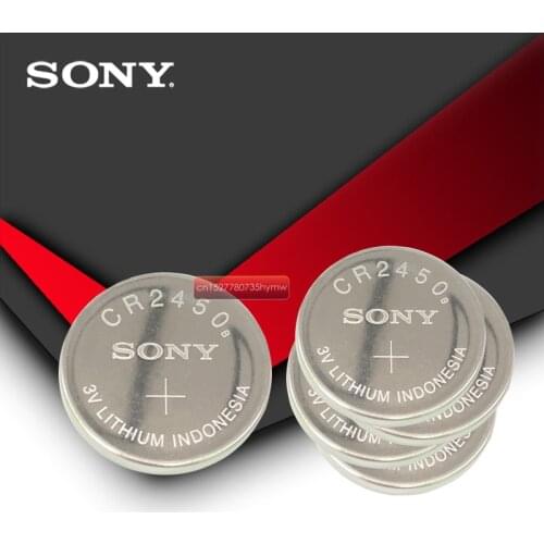 20pc Sony 100% Original CR2450 CR 2450 3V Lithium Coin watch Key Fobs Battery Batteries For swatch watch For LEXUS Car Contro