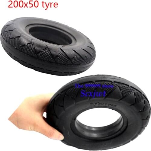 200*50 Solid Tire 200X50 Solid Explosion-Proof Tire For Razor Scooter Gas Scooter Electric Scooter Vehicle Tyre Accessories