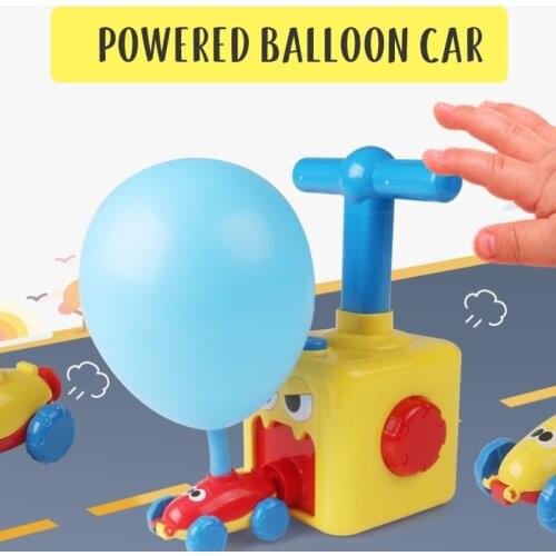 Fun inertia-powered balloon car puzzle science teaches children fun car baby toys gifts for children