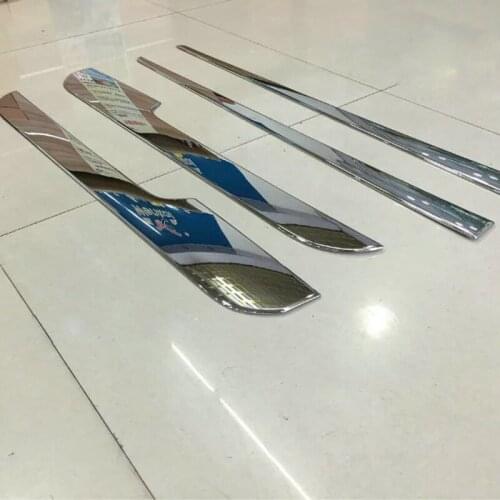 For Toyota Sienta 2015 2016 2017 2018 NHP170 ABS Chrome Side Door Body Garnish Molding Strips Trim Sticker Car Styling