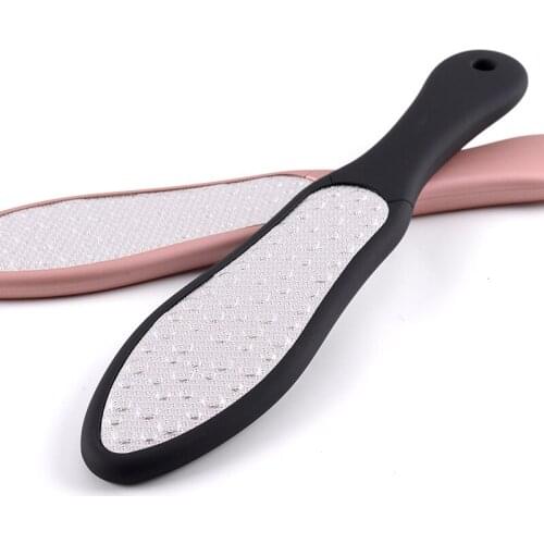 1Pcs 26.5X5.2X1.5cm Double Side Stainless Steel Feet Rasp Callus Dead Skin Remover Exfoliating Pedicure Hand Manual Foot File