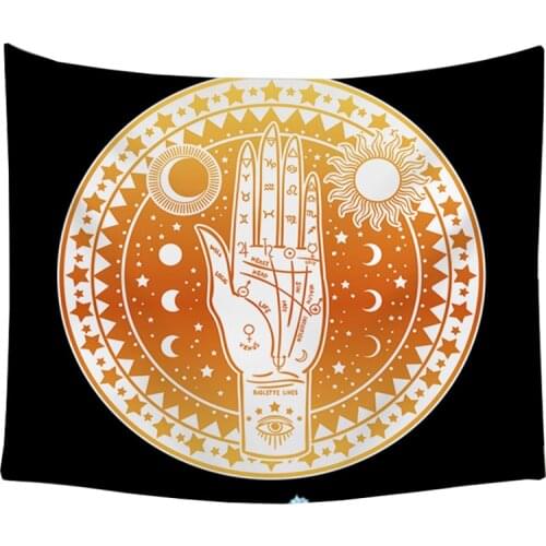 Mandala pared tapestry astrologia wall hanging blanket moon sun star room decoration wall carpet