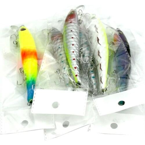 HENGJIA 6PCS 12cm 15g Wobbler Fishing Lure Big Crankbait Minnow Peche Bass Trolling Artificial Bait Pike Carp lures