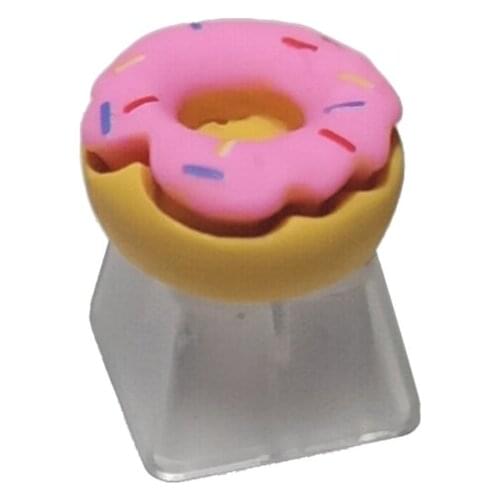 T3EB DIY ABS Backlit Mechanical Keyboard Keycap OEM Profile R4 Translucent Creative DIY Keycap Flower Hamburger Donuts