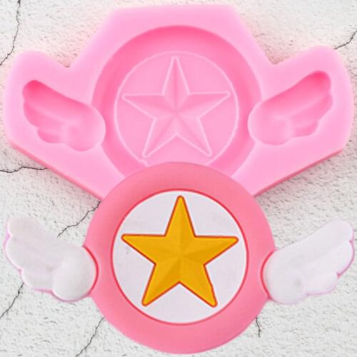 Angel Wings Silicone Molds DIY Chocolate Fondant Mold Baby Birthday Cake Decorating Tools Cupcake Topper Candy Clay Moulds