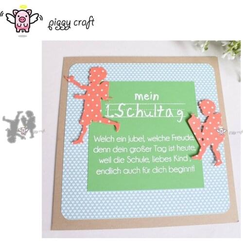 Piggy Craft metal cutting dies cut die mold Angel boy carrot girl Scrapbook paper craft knife mould blade punch stencils dies
