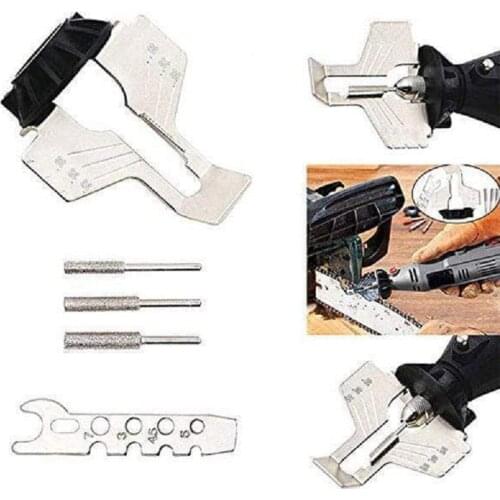 Chainsaw Sharpening Kit Special Chainsaw Grinding Tool Electric Grinder Sharpening Polishing Attachment Set Saw Chains Tool