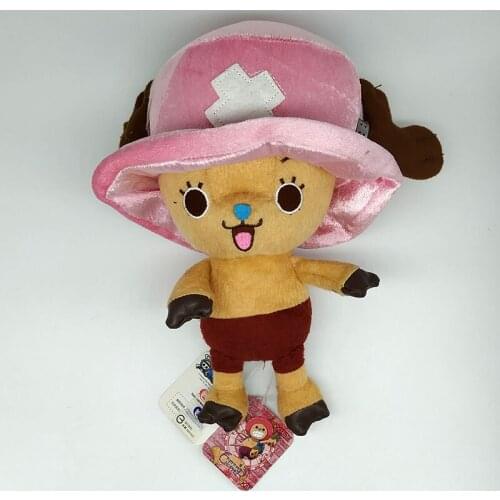 New One Piece Chopper Plush Keychain Small Pandent Kids Stuffed Toys 23CM