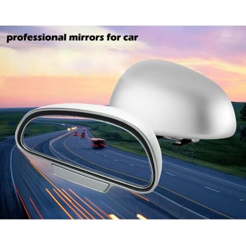 1 pair Original 360 adjustable degree Wide Angle Side Rear Mirrors blind spot Snap way for parking Auxiliary mirror High quality