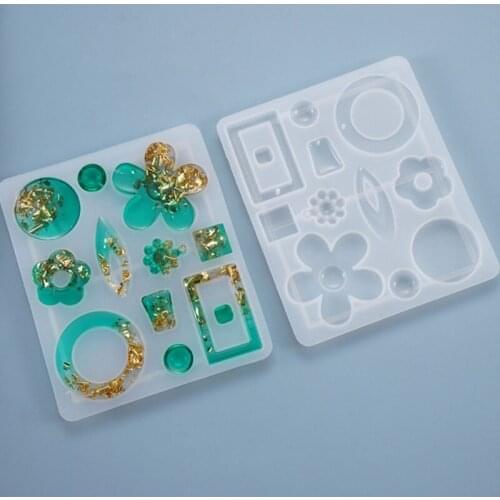 Earrings Pendants Casting Silicone Mould DIY Crafts Jewelry Making Tool Crystal Epoxy Resin Mold