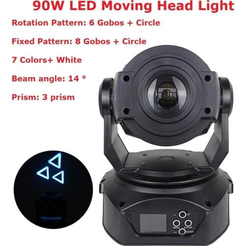 Factory Directly Sales 1Pcs Moving Head Lights Mini LED 90W 540/270 Degree Variable Motorized Focus For Dj Disco KTV Nightclubs