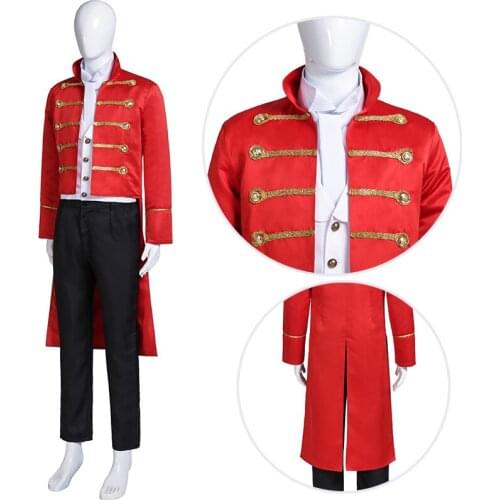 The Greatest Showman Phillip Carlyle Outfit Cosplay Costume Adult Fancy Women Mens Uniform Costume Halloween Suits