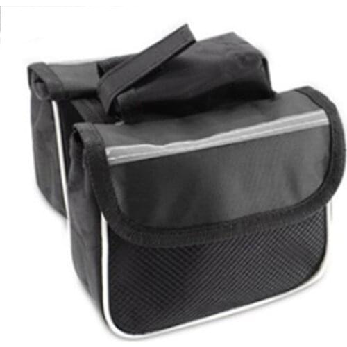 Hot Bike Tube Frame Bag Waterproof Large Capacity Bicycle Front Frame Bag Cycling Accessories Pack for Mountain Bike