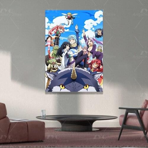 Tensei shitara Slime Datta Ken - That Time I Got Reincarnated as a Slime Anime Poster Modular Canvas Pictures