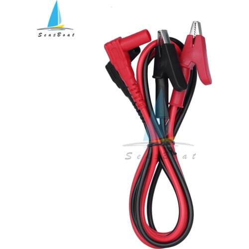 90CM High Quality Insulated Test Lead Wire Line Multimeter Alligator Clip Crocodile Clamp 4mm 20A