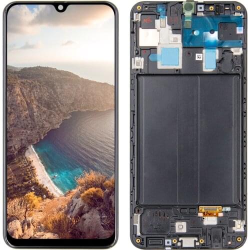 AAA LCD Display For Samsung Galaxy A30 A305 A305F A305DS SM-A305FN/DS LCD Display Touch Screen Digitizer Assembly with Frame