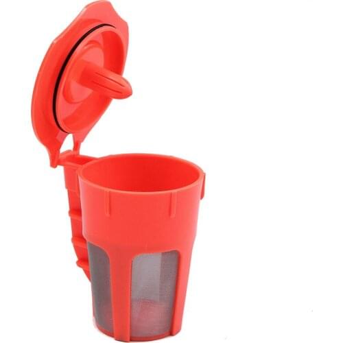 1pcs Reusable 1 Pack Orange Refillable K-Carafe Reusable Coffee Filters Maker Mesh Holder Replacement Coffee & Tea Tools