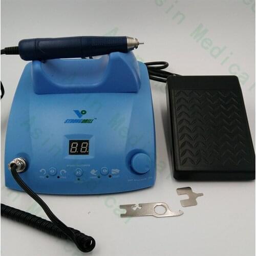50,000 rpm dental lab micromotor brushless jewelry micromotor speed by foot pedal dental laboratory Polishing set with handpiece