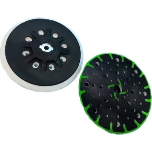 6" Inch 150mm 48-Hole Dust-Free M8 5/16-24" Thread Velcro Back-up Sanding Pad Hook Loop Sanding Discs for FESTOOL Grinder Sander
