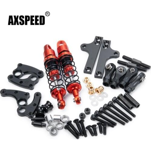 AXSPEED Aluminum Shock Absorber Cantilever Set Kit for Axial SCX-10 II 90046 Traxxas TRX-4 1/10 RC Crawler Car Upgrade Parts
