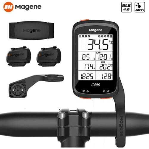 MAGENE C406 Bicycle Speedometer Wireless Bike Computer GPS ANT+ Cycling Cadence Sensor For Bryton IGPSPORT Stopwatch Accessories