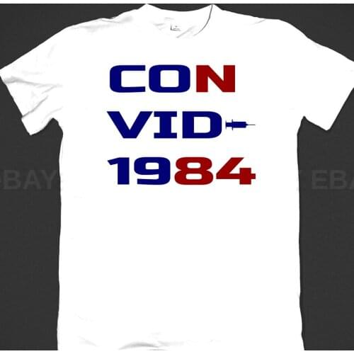 Bill Gates Con-Vid 1984 Trump Hoax Sci Fi Orwell 2020 T-Shirt