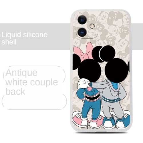Disney for iPhone 6/6s/ 6Plus 7/8/ Plus X/XS/XR/Max 11/ 12 Pro /12promax/12min Mickey Minnie Phone Case Cover