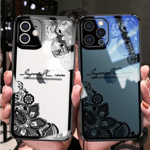 Tempered glass Case For iphone 12 pro max protection forever Retro print phone cases for iphone 12 mini pro glass shell cover