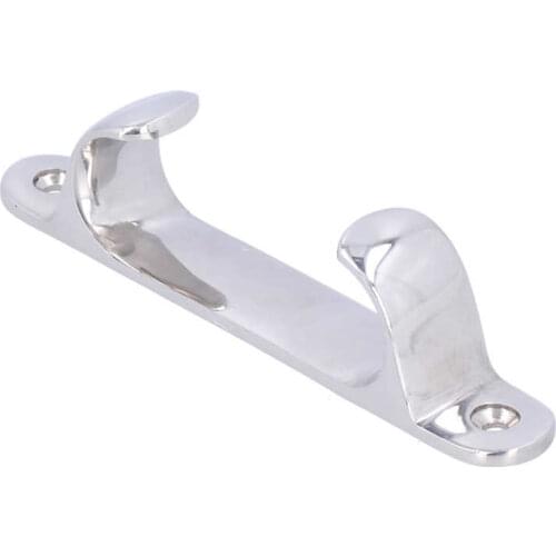 Boat Cleat 6in Boat Mooring Cleat 316 Stainless Steel Anti‑Corrosion Mirror‑Like Finish for Yacht Dock Deck Rope Cleat