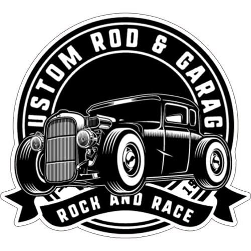 Car sticker Personalized Customization Classic Car Club Car Sticker PVC Decals 13*13cm