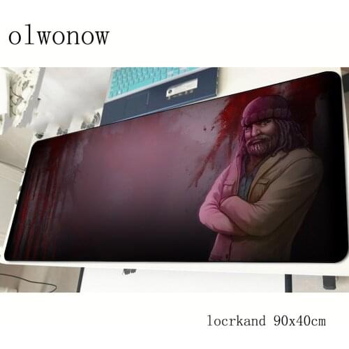 Hotline miami pad mouse computer gamer Cartoon mouse pad 900x400x3mm padmouse Aestheticism mousepad ergonomic gadget desk mats