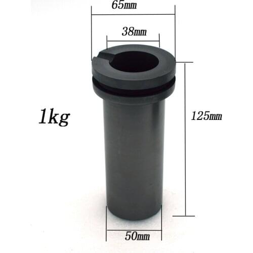 1PCS Graphite Pot 1kg Capacity Crucible for Gold Melting Furnace Accessories Jewelry Melting Crucibles