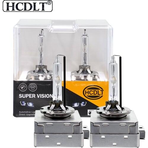 HCDLT Super Vision UV Free 35W 55W D1S D3S HID Headlight Xenon Bulb 5000K 6000K 4300K 8000K All Metal Claw Car Light Lamp Bulbs