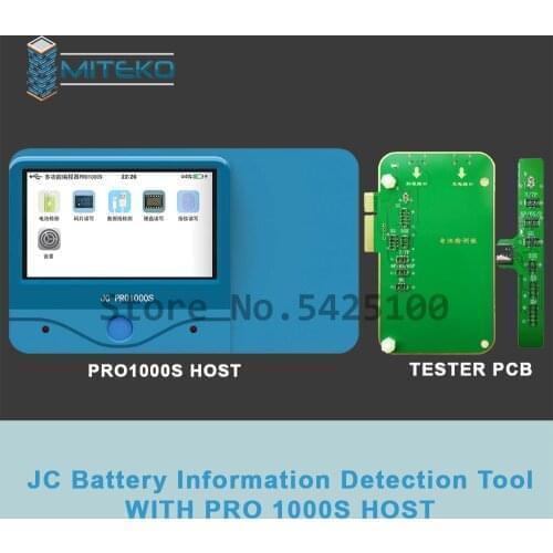JC PRO1000S Battery Tester Battery Healthy Test Tool For 5 5S SE 6 6P 6S 6P 7 7P 8 8P X