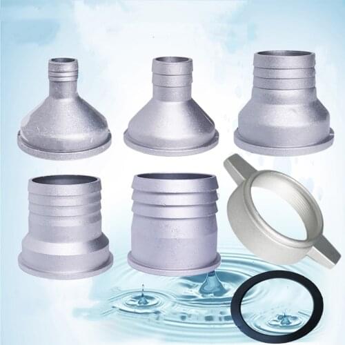 3'' Change to 1'' / 2'' / 2.5'' Exhaust Outlet Hose Kit (Tube+Seal gasket+ Screw Nut) for Gas Engine Powered Clear Water Pump