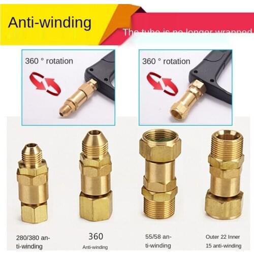 High-pressure cleaning machine/car washing machine accessories/water pipe cantilever of water gun/360-degree anti-winding