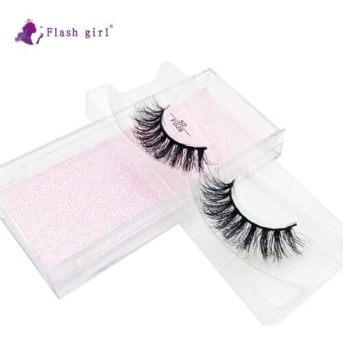 Flash Girl 5D Mink Eyelashes Makeup FG26 Cruelty Free Handmade Full Strip Lashes Wispy Fake Eyelash Extension For Beauty