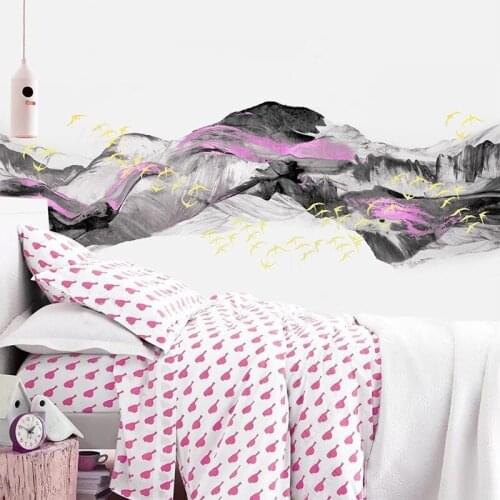 Custom Mural Wallpaper 3D Abstract Ink Landscape Chinese Style Artistic Line Fresco Living Room TV Sofa Bedroom Papel De Parede