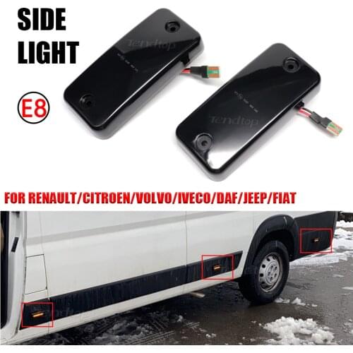 Suitable For Fiat Peugeot Boxer Renault Volvo FE FL Man Iveco Daily DAF Jeep Cherokee Side Mirror Turn Signal Led