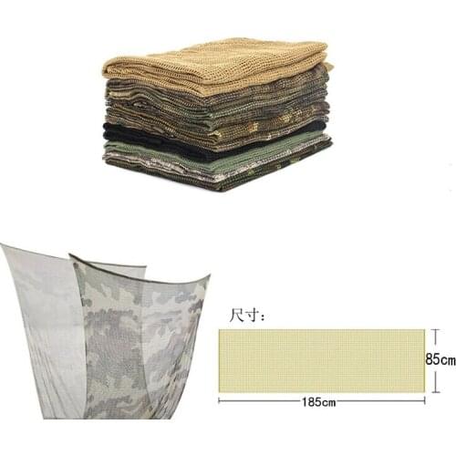 5pcs Military Tactical Airsoft Scarf Face Veil For Hunting Ski Multi Purpose Scrim Scarf 65% Polyester+35% Baumwolle Scarves
