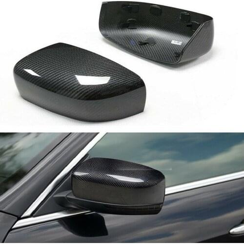 Dry Carbon Fiber Side Mirror Cap Fit For Maserati Quattroporte GT Ghibli Sedan 2013-2016 Replace Type & Add On