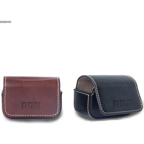 PU Leather Storage Bags Mini Protative Case Cover Carrying Box For Gopro DJI OSMO ACTION Sports Camera Accessories 2 colors