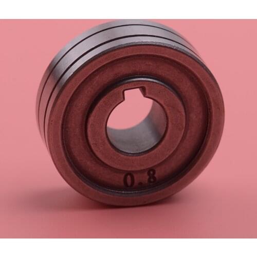 0.6-0.8 Knurled Wire Feed Guide Drive Roller Wheel Replacement For Gas Shielded Welding Machine