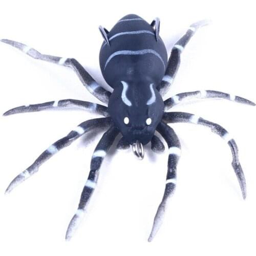 1pcs Fishing Lure Luya Spider Soft Bait 8cm 7g Bionic Artificial Lure Plastic Fishing Lures Carbon Steel Hooks Pike Carp Baits