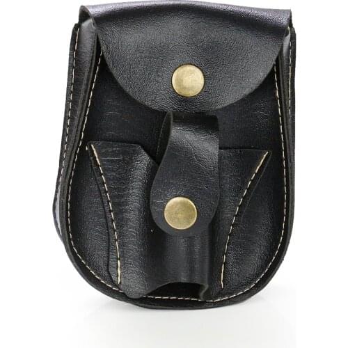 2 In1 Slingshot Pouch Ammo Catapult Steel Balls Bearings Storage Bag Case Pouch PU Waist Durable for Outdoor Hunting Accessories