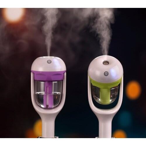 2021 New Mini Portable 12V Car Steam Humidifier Air Purifier Aroma Diffuser Essential oil diffuser Car humidifier many Colors