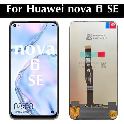 6.4" LCD For Huawei Nova 6 SE JNY-AL10, JNY-TL10 LCD Display Touch Screen Digitizer Assembly Replacement