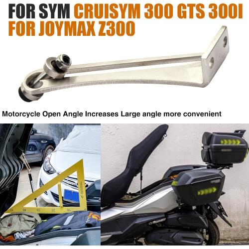 For SYM Cruisym300 joymax Z300 Downtown 350i Seat Stopper Tracks Parts Motorcycle Open Angle Increases Bracket